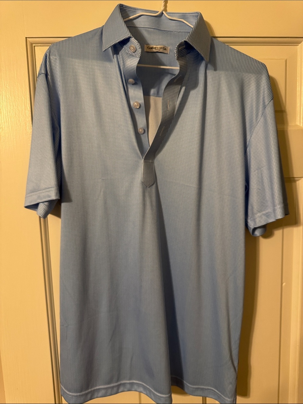 Light Blue Short-Sleeve Polo by Cutter & Buck